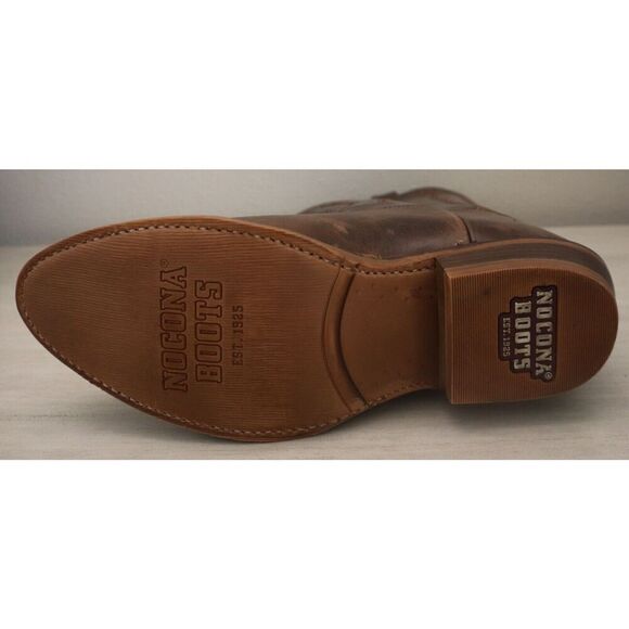 Nocona NB5551 Men's Sz 10EE Jackpot Brown Medium Toe Leather Western Boots - Picture 7 of 7